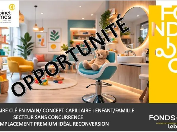 Fonds de commerce enfants 84 m²