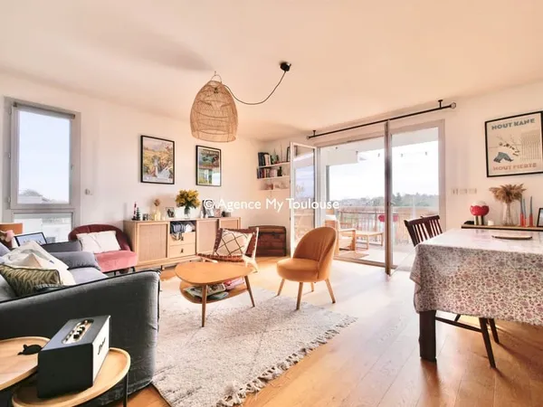 Rangueil/Pech David, Appartement T4 de 86m2 avec terrasse pa