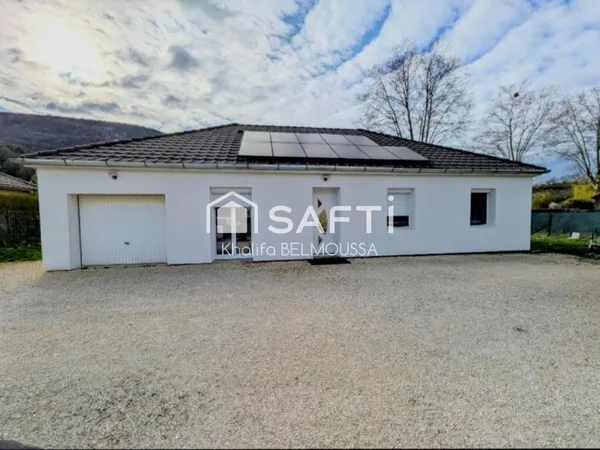 Bienvenue sur la commune de Peyrieu - maison de plain-pied de 97 m2