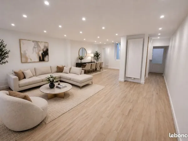 Maison 139 m² entièrement rénovée, 4 chambres, cour intérieure