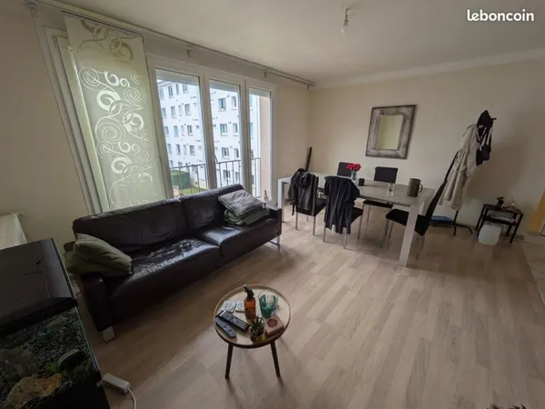 T3 excellent état, quartier La Butte, 66m², très lumineux, libre 20 mars