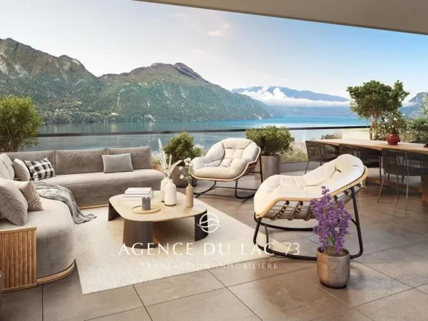 T4 vue lac et grande terrasse