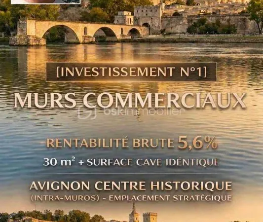 Fonds de commerce 1 pièce 30 m²