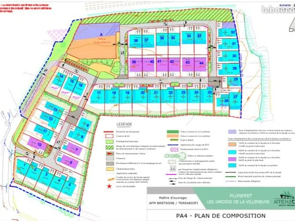 Terrain 292 m² Pluneret
