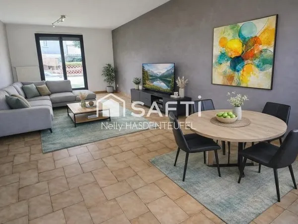 INDIVIDUELLE AVEC GARAGE ET PASSAGE SUR LE COTE - 3 CHAMBRES
