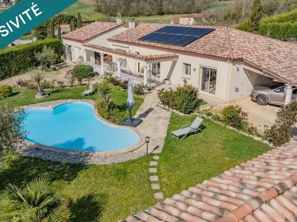 Villa spacieuse, jardin arboré, piscine