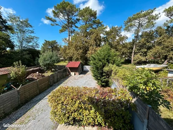 Claouey, 100m du Bassin, une maison plus une dépendance avec jardin