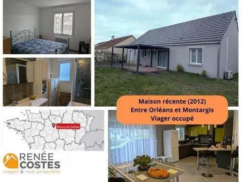 Vente en nue propriété - H73 ans - NEUVY EN SULLIAS (45510)
