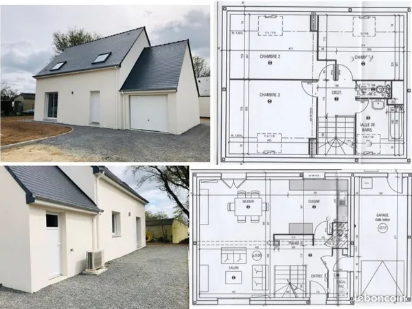 🏡 Location maison neuve T4 avec jardin et garage - proche bourg de Marzan
