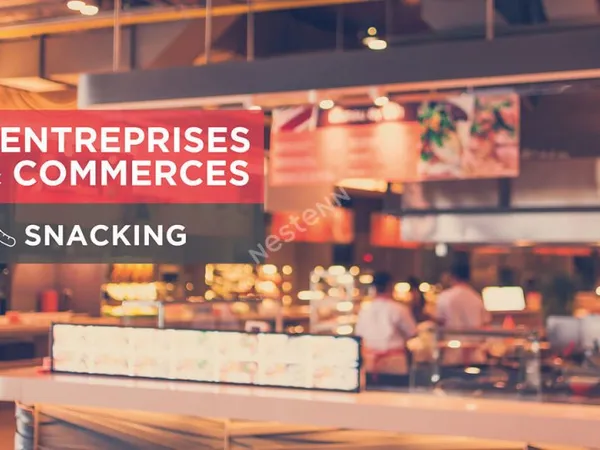 Commerce de Snacking . Belle Opportunité Centre-Ville + Logement . Fort passage étudiant et touriste