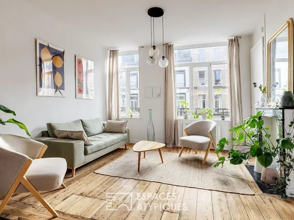 Triplex de caractère sous les toits entre Wazemmes et Sébastopol