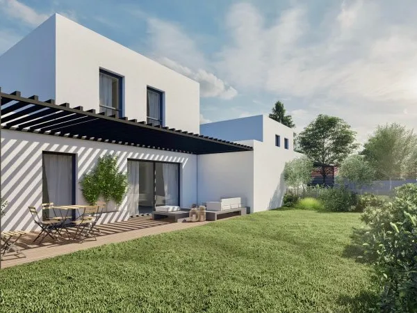 MAISON 4 Chambres + Garage + terasse + JARDIN