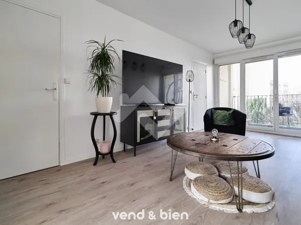 Bel appartement T3 baigné de lumière naturelle avec 2 chambr