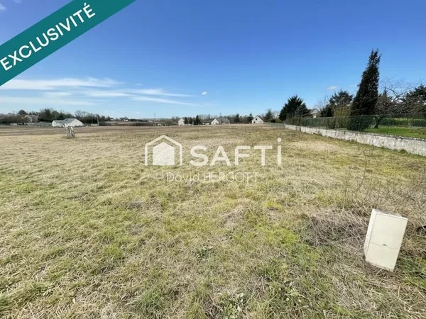? Terrain à bâtir viabilisé - 1 067 m² - Verdes (Beauce la Romaine)