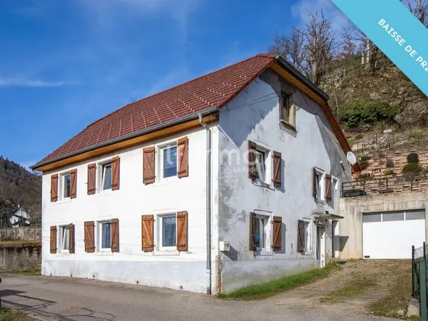 Maison 160 m² + grenier aménageable à Ranspach (68470)