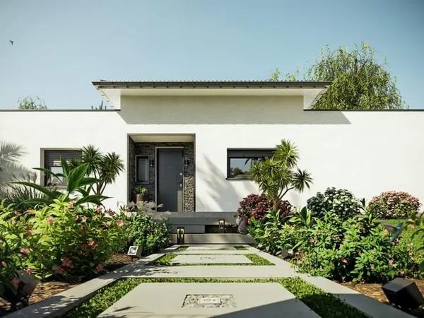 Maison 90 m² sur terrain 500 m²