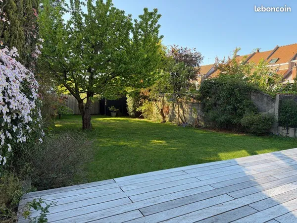 Vente maison semi-individuelle 124m² exposée Sud à Mouvaux