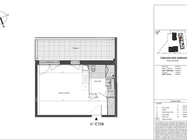 Vente en VEFA - Appartement deux pièces dans programme neuf livrable 2ème trimestre 2027. Ascenseur,