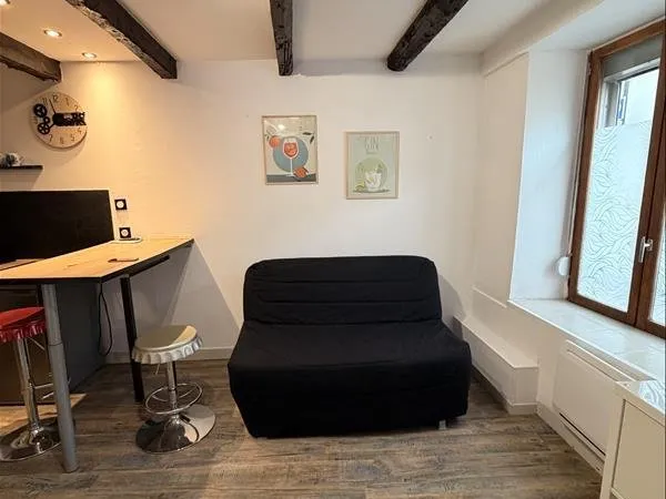 Appartement - RDC - 21,37 m2 - 1 pièce - Meublé