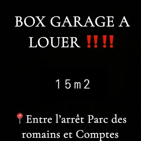 Location box garage 100