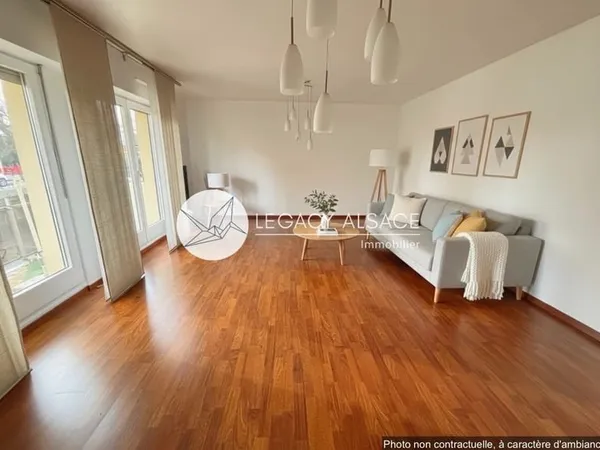 Appartement 3 pièces 73,16 m2 Balcon Strasbourg Neudor