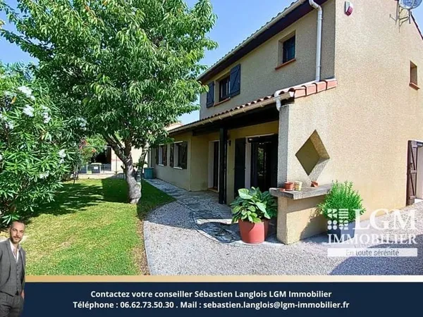 Tournefeuille, Quartier Montjoie, Maison familiale 6 pièces avec piscine chauffée