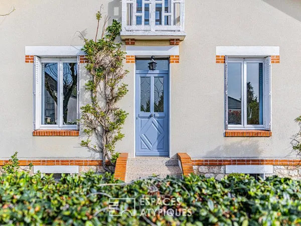 Meulière de charme avec jardin paysager