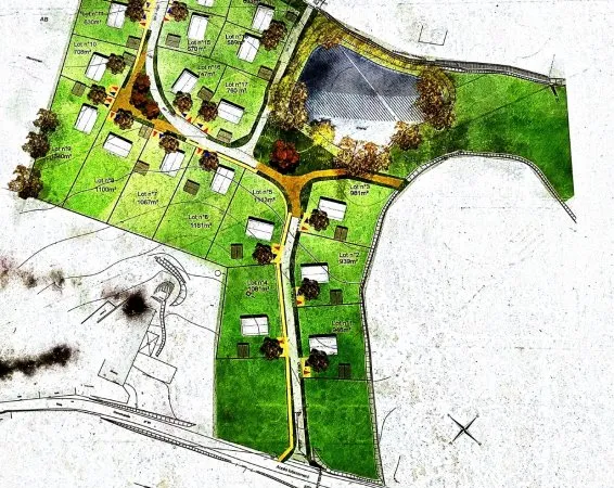 Terrain 624 m²