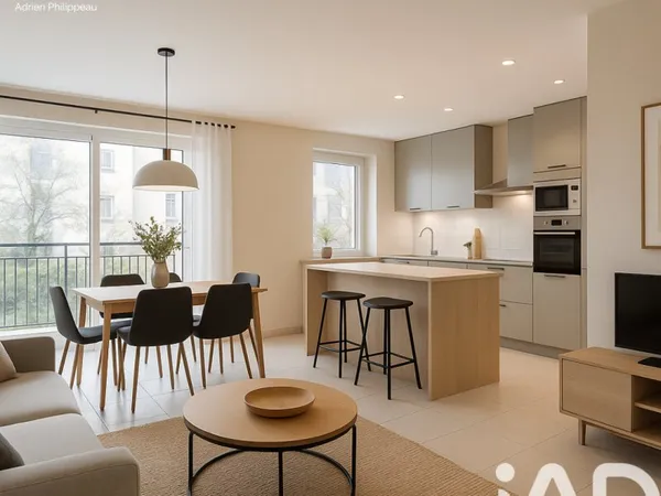Appartement 3 pièces 61 m²