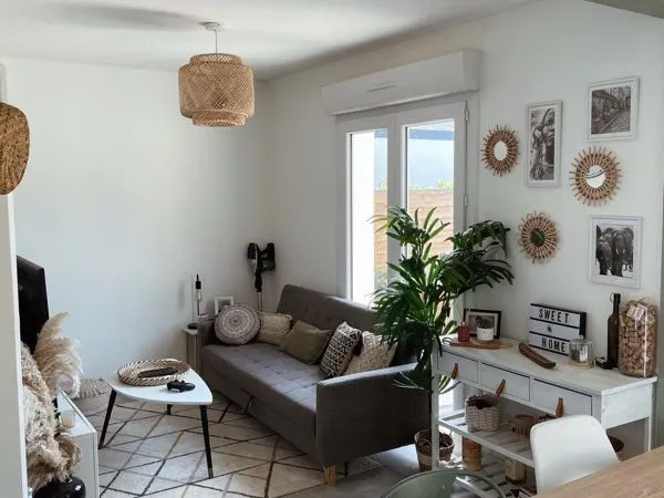 T2 meublé avec jardin