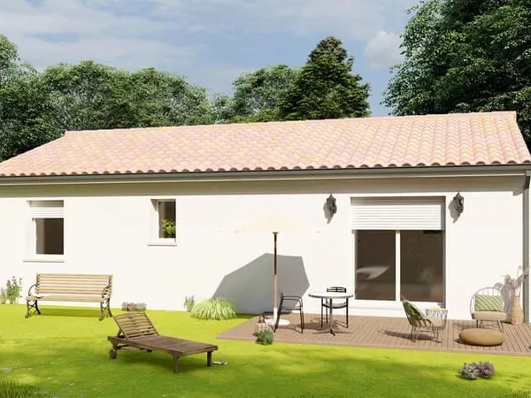 Votre maison neuve 3 chambres + 700 m² terrain 165000 euros