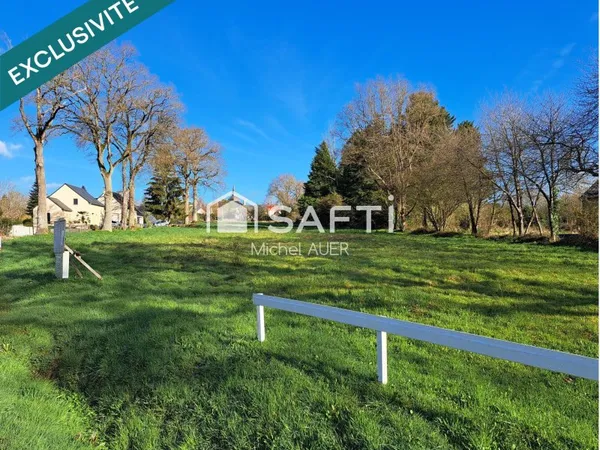 Grand Terrain constructible-15 km de Vitré-