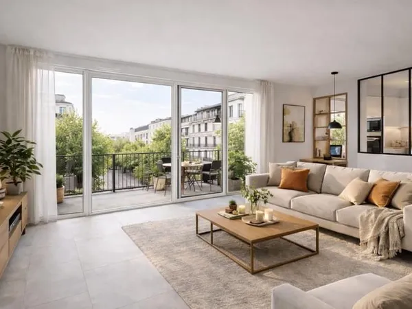 EXCEPTIONNEL 2 PIÈCES transformable en 3 pièces, GRAND BALCON et MÉTRO ligne 11 à pied