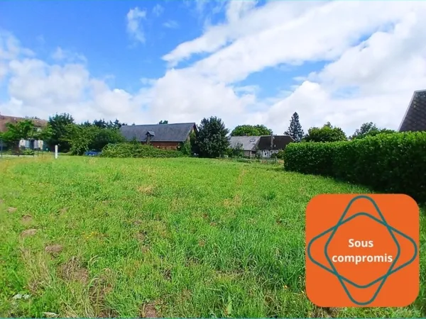 Terrain plat au calme, sans vis à vis de 800 m2