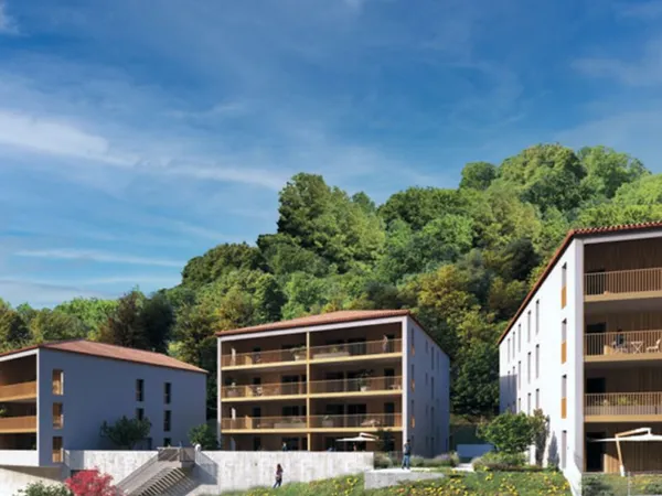 Saint Romain en Gal - Rez de Jardin 2 pièces de 54m2 - Rez d