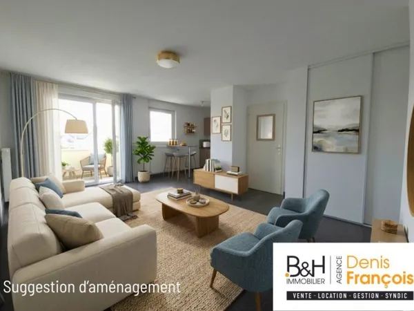 Appartement 3 pièces 58 m²