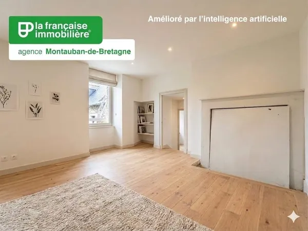 Appartement 79 m² - centre-bourg - rénovation - Montauban de Bretagne