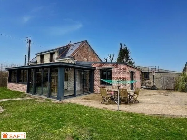 Maison individuelle rénovée à Sepmeries habitable de Plain-Pied avec jardin et garage