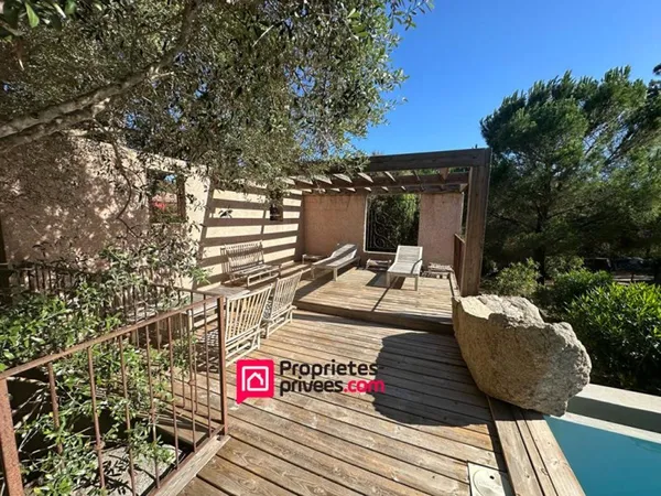 Maison type T4 avec piscine sur grand terrain - STE LUCIE DE PORTO-VECCHIO (20144) - CORSE DU SUD - 