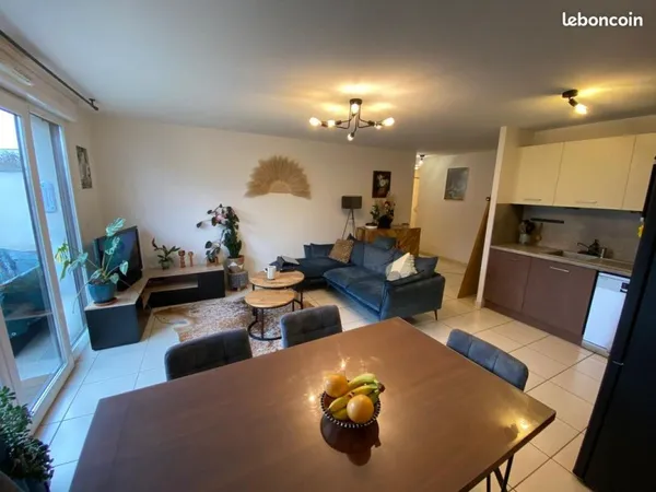 Appartement 3 pièces rez-de-jardin garage et place de parking Obernai