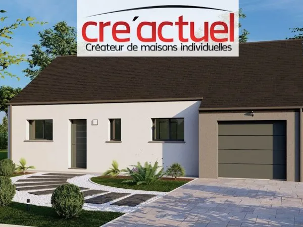 Terrain + maison 77 m²