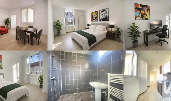 Appartement 2 pièces 45 m²