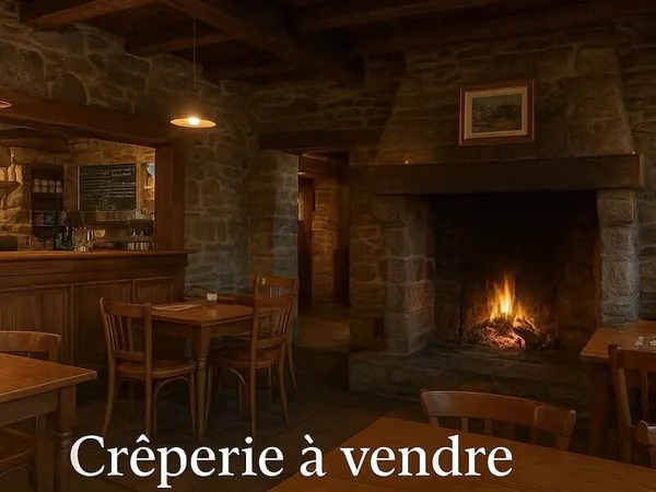 CREPERIE A VENDRE ENTRE DINAN ET BECHEREL- CLIENTELE LOCALE ET TOURISTIQUE