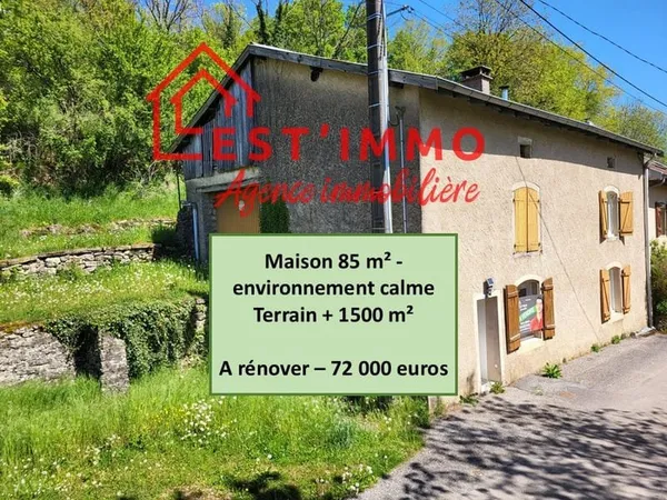 Maison de village à Valfroicourt - 85 m2
