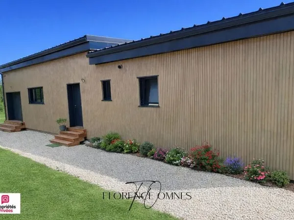 Exceptionnel à RUSTIQUES - Maison Plain Pied contemporaine ossature bois - 143 m2 - 4 chambres