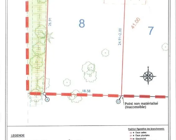 Terrain 500 m² Pont-Scorff