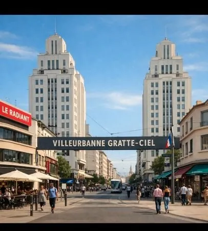 Studio villeurbanne gratte-ciel 26 m2 entièrement rénové