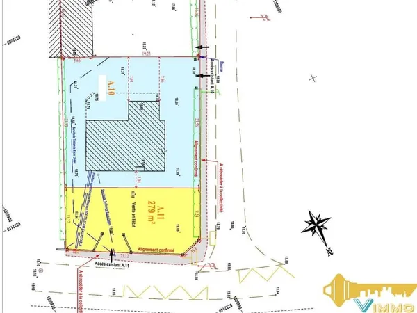 Terrain 280m2 premier rideau