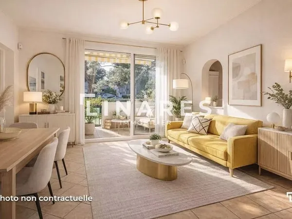 SOUS LES PINS - T3 de 57m2 - Terrasse - Cave - 13008 Roy D'Espagne