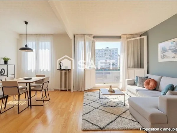 Appartement 3 pièces - 60 m² - Vieux Saint-Maur - Lumineux avec balcon